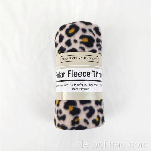 Beste Qualität Superfine Faser Fleece Polar Fleece Decke Schwere Fleece -Decke